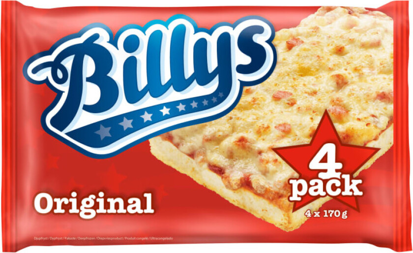 Billys Pan Pizza Original 4x170g