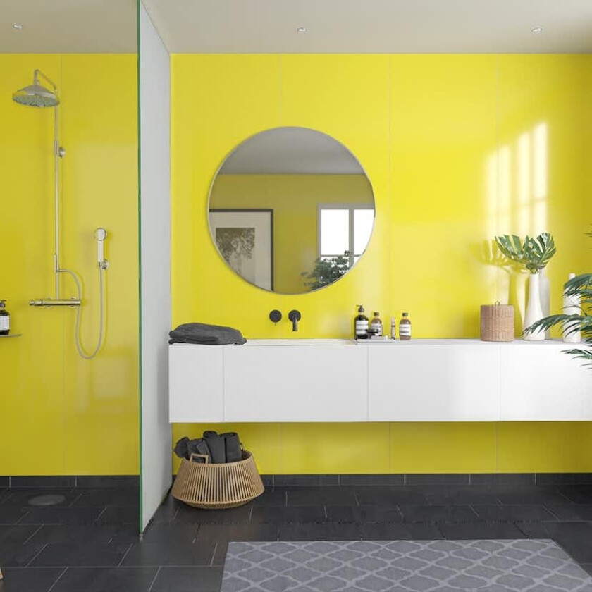 Baderomspanel Fibo 5223-M10 Yellow