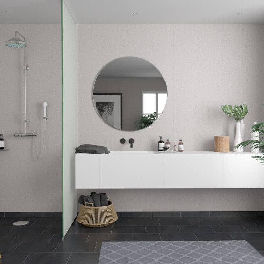 Baderomspanel Fibo 4001-M10 Terrazzo Light