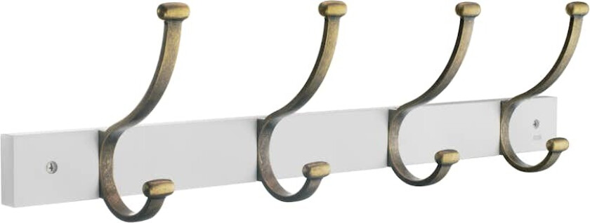 Kroklist Beslagsboden 4-kroker Antikk Messing