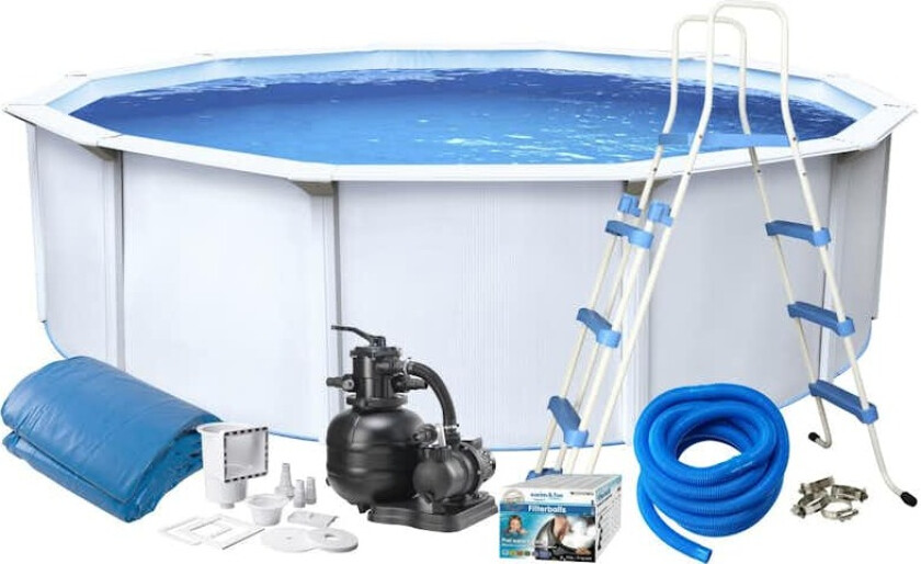 Bassengpakke Swim & Fun Classic Pool Rund 120 Filtersystem