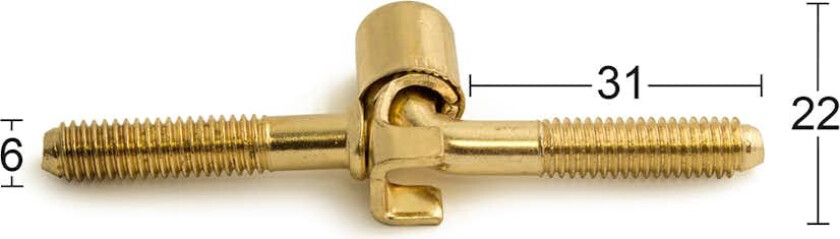 Bilde av Pianohengsel Habo 1506