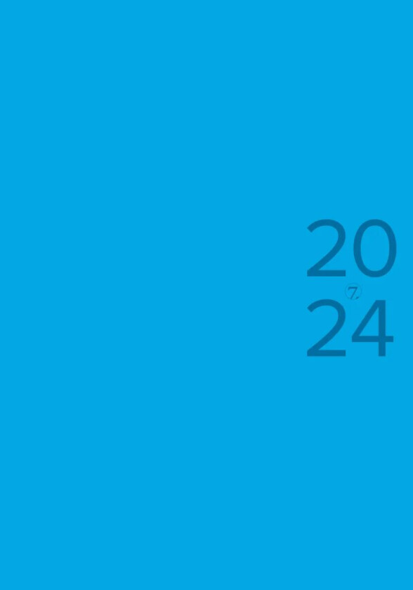 Kalender 2024 7.Sans Dagbok Colour Aqua A5