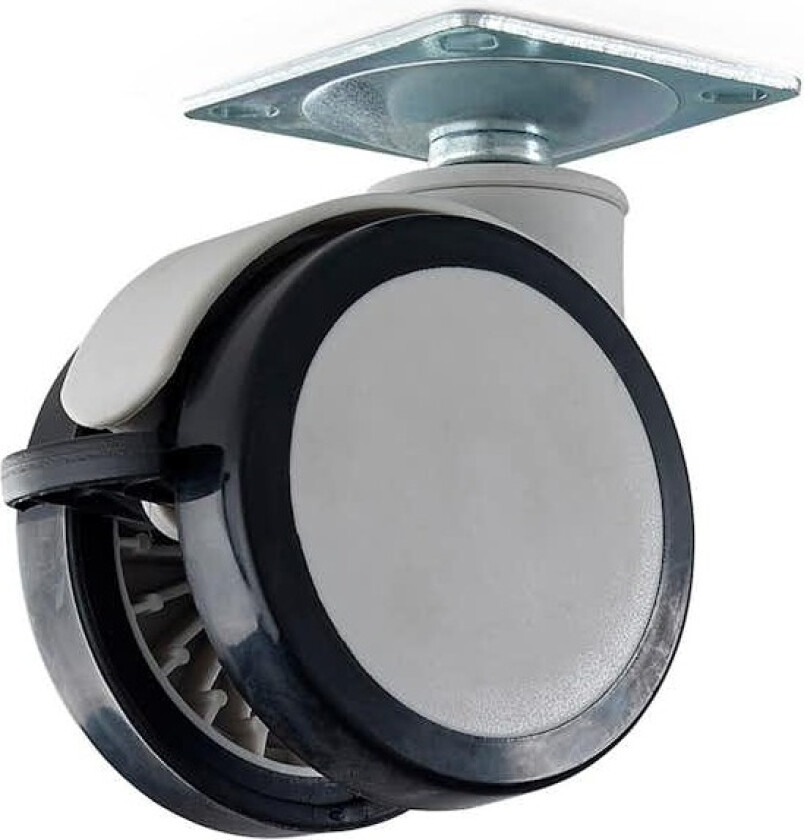 Møbelhjul Habo 1175 med Brems 75 mm