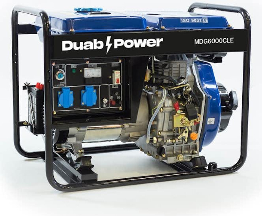 Strømaggregat Duab-Power MDG6000CLE 1-fas Diesel