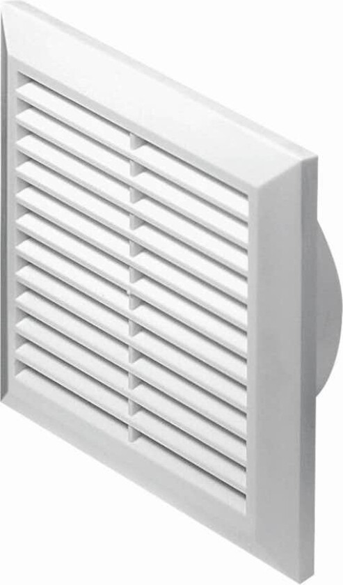 Ventilrist Malmbergs Firkantet 100 mm Hvit