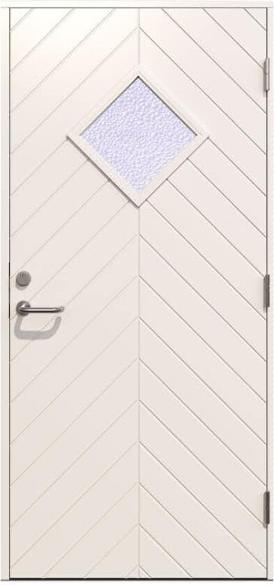 Ytterdør Gilje Færder Katedralglass