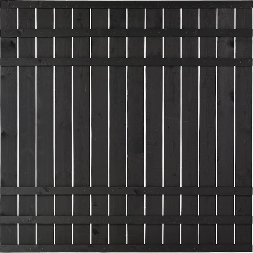 Levegg PLUS Rustik 180x180 cm Svart