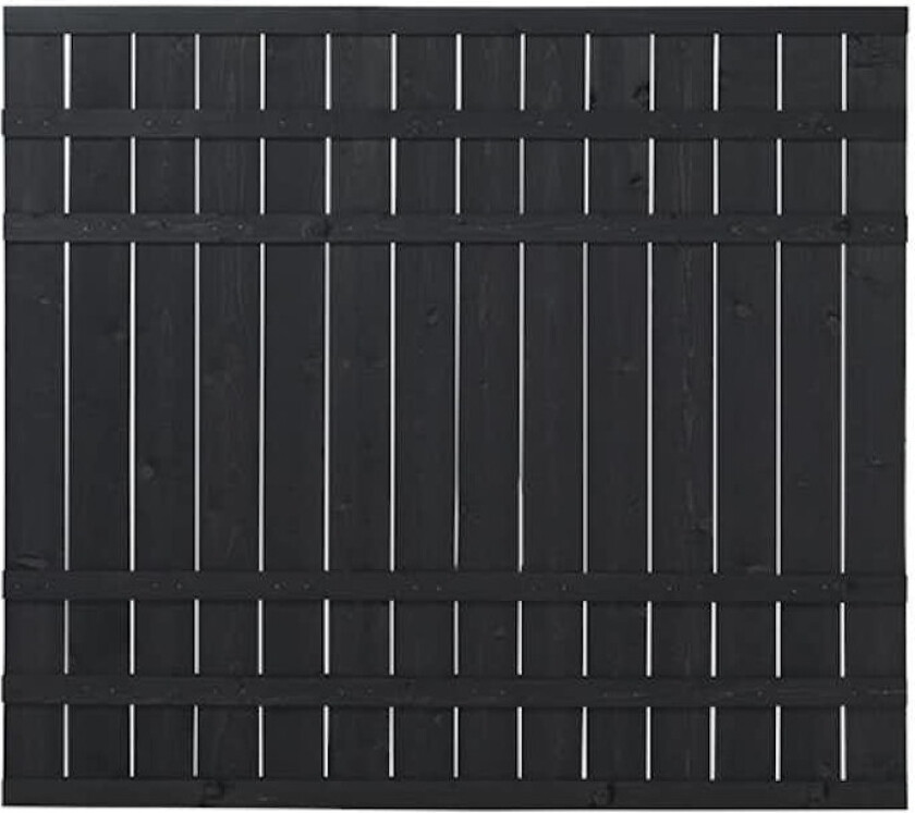 Levegg PLUS Rustik 180x158 cm Svart