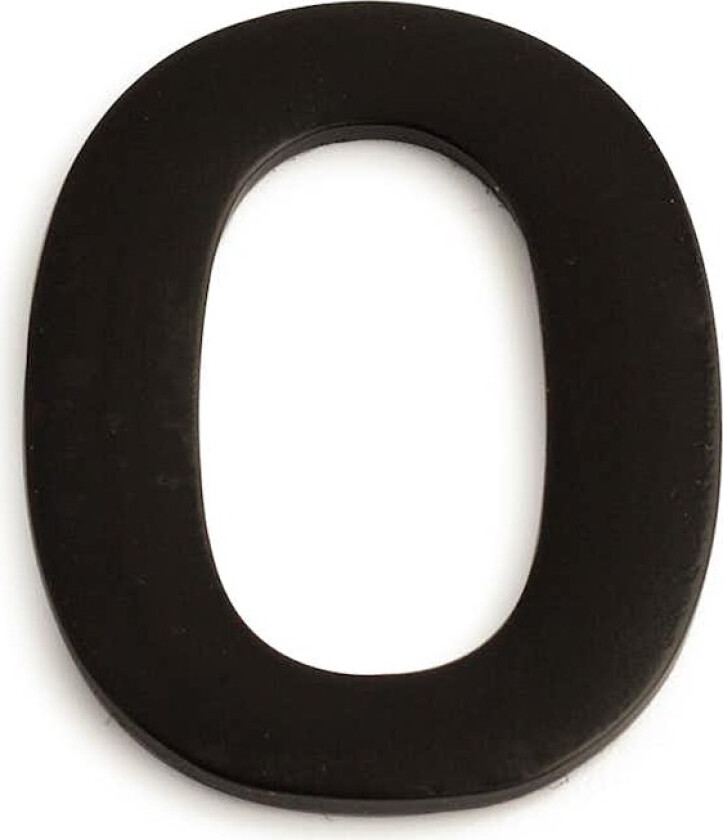 Husnummer Og Bokstaver Habo Selvklebende Svart