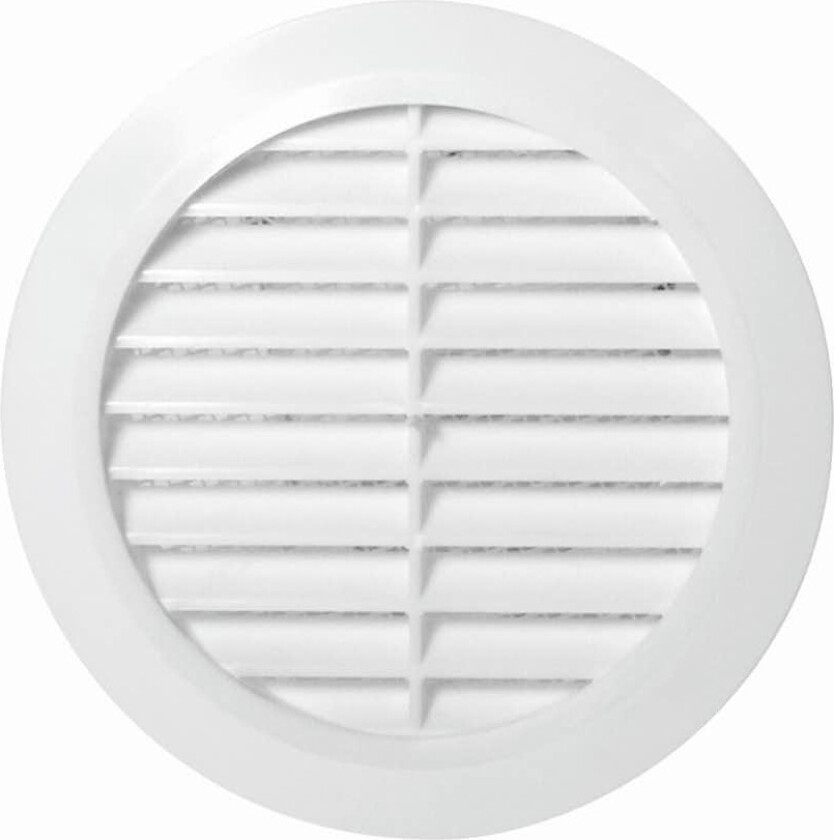 Ventilrist Malmbergs Rund 100 mm Hvit