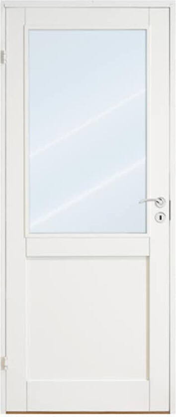 Innerdør Scanflex Trend Duo Hvit Klarglass