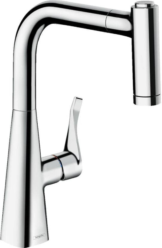 Kjøkkenbatteri Hansgrohe Metris M71 med Uttrekkbar Tut