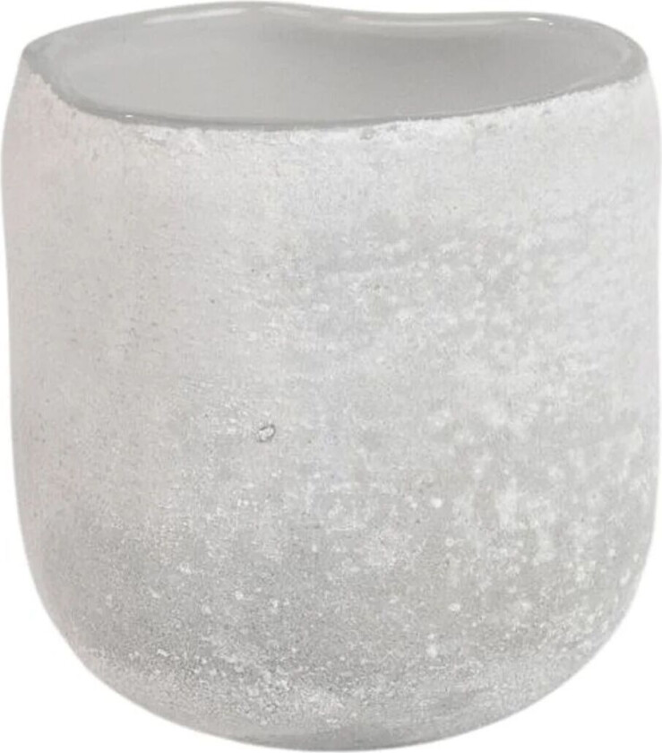 Halde telysholder 8 cm Hvit