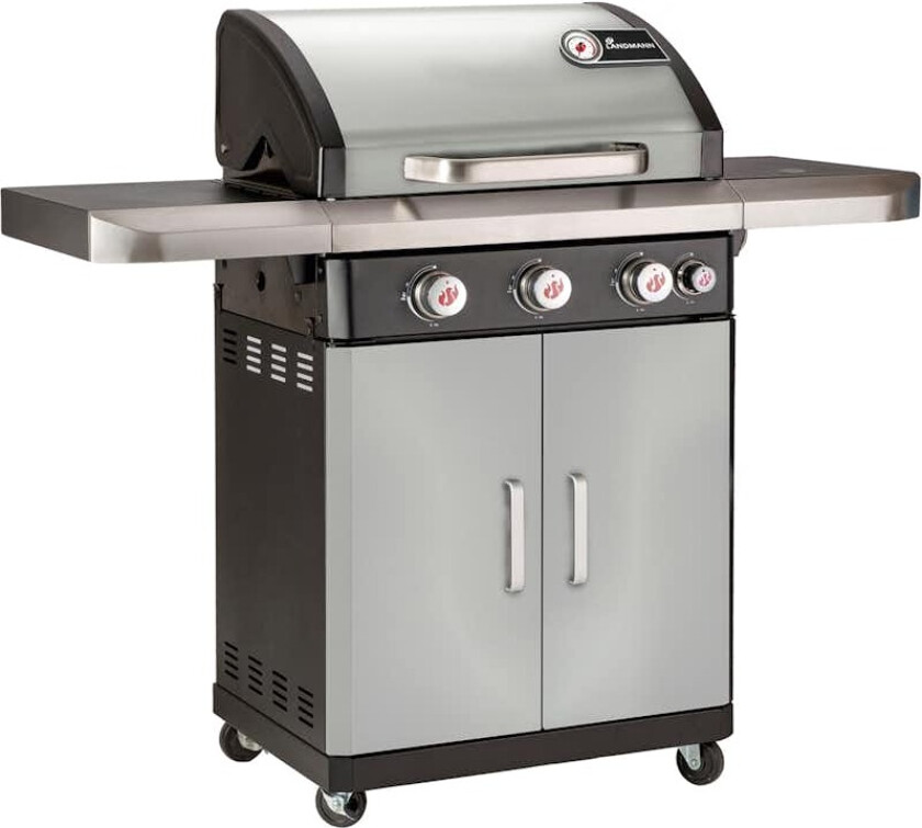 Gassgrill Landmann Rexon Select PTS 3.1 Rustfritt Stål
