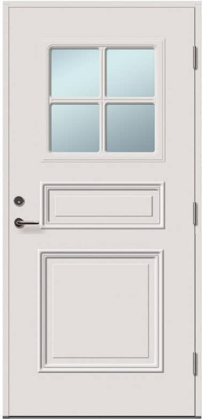 Ytterdør Tundøren Tun 415 Klarglass Hvit