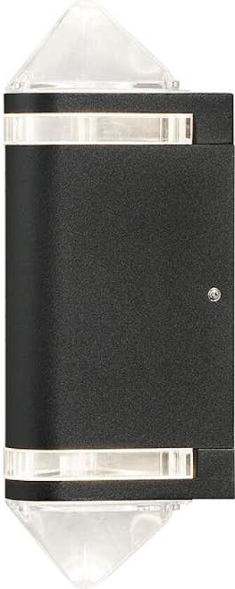 Vegglampe Gnosjö Konstsmide Modena Opp/ned GU10 Sort