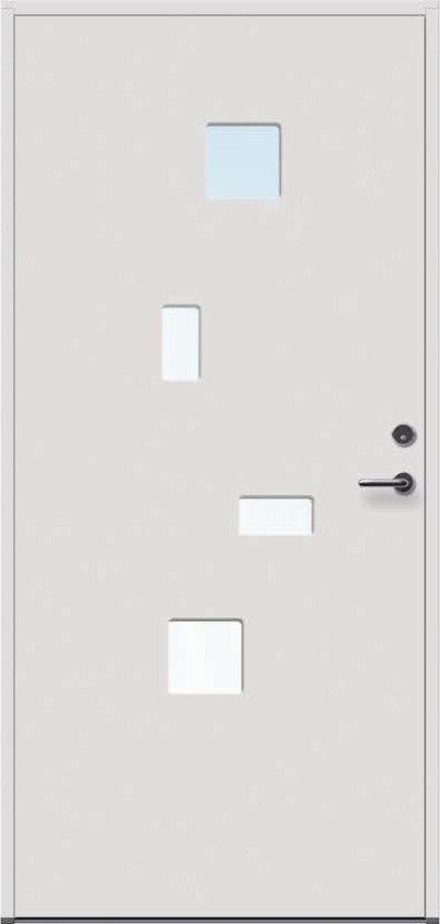 Ytterdør Bygg1 Forus 15 Klarglass