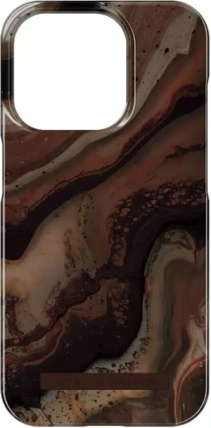 IDEAL OF SWEDEN IDEAL FASHION CASE IPHONE 15 PRO DARK AMBER MARBLE