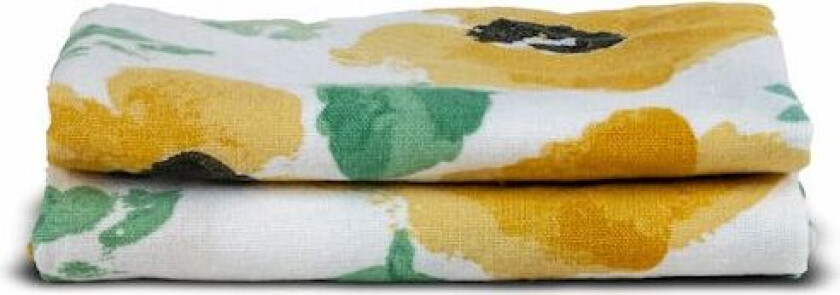 Eden kjøkkenhåndkle 50x70 cm 2-pk Mixet gult