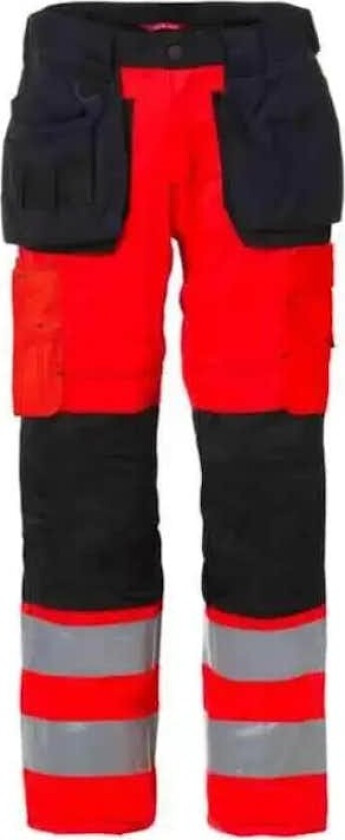 Arbeidsbukse Strakofa Synlig Plus kl 2 Påsydd Refleks Lang