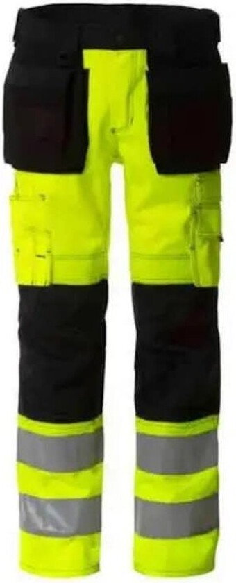 Arbeidsbukse Strakofa Synlig Plus kl 2 Påsydd Refleks Lang