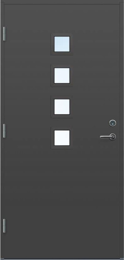 Ytterdør Bygg1 Larvik Klarglass
