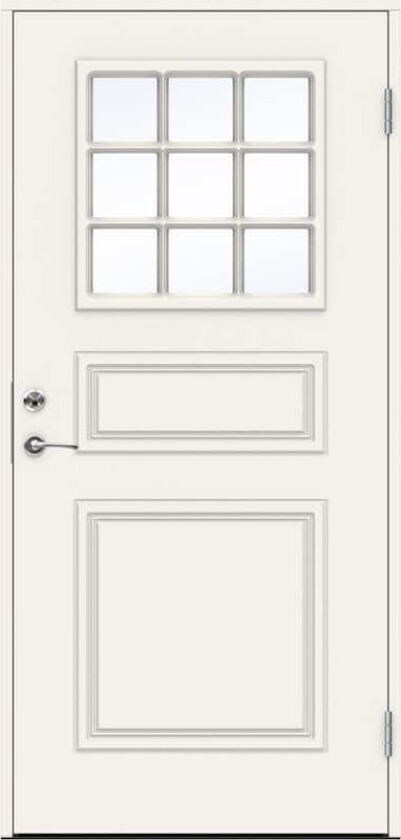 Ytterdør Swedoor Ives Klarglass Hvit