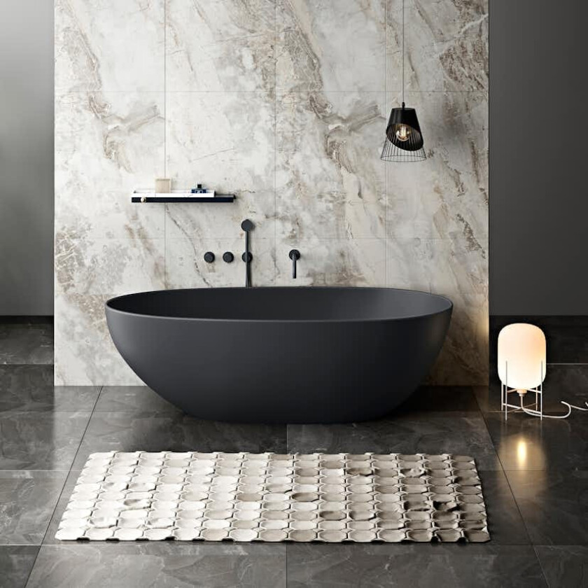 Badekar Bathlife Klok Svart