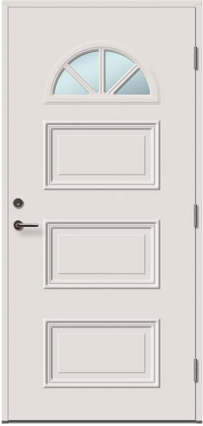 Ytterdør Tundøren Tun 443 Klarglass Hvit