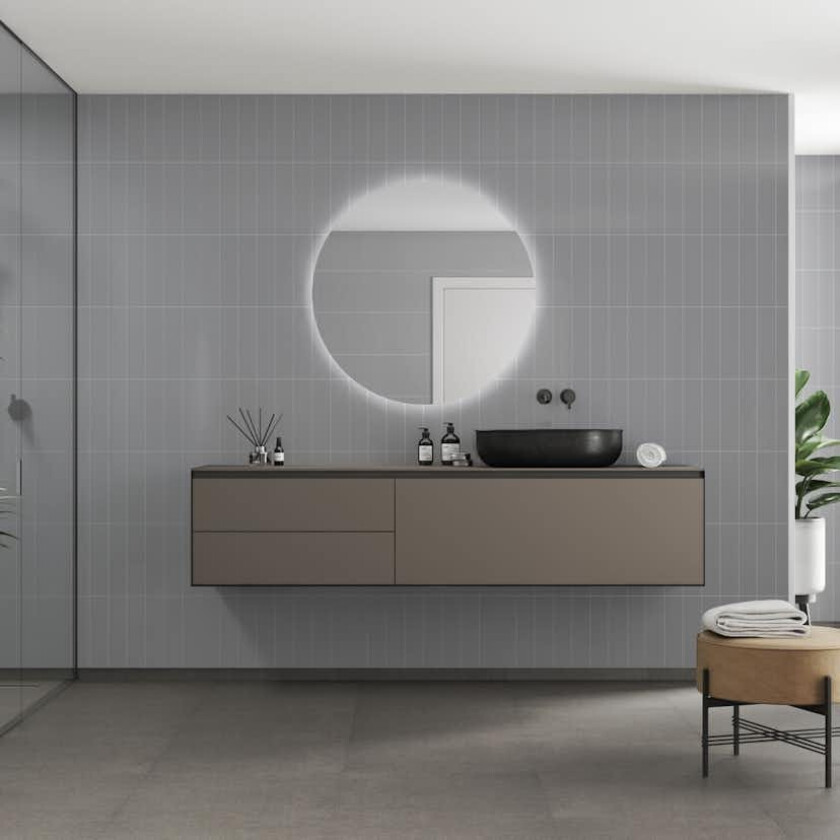 Baderomspanel Fibo 4115-M0830 Medium Grey