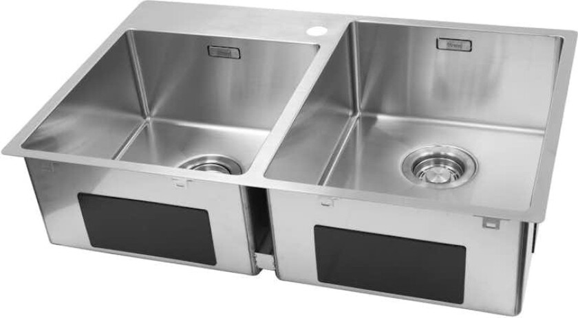 Kjøkkenvask Strand Stainless Strand ST-800DHBP Høyre