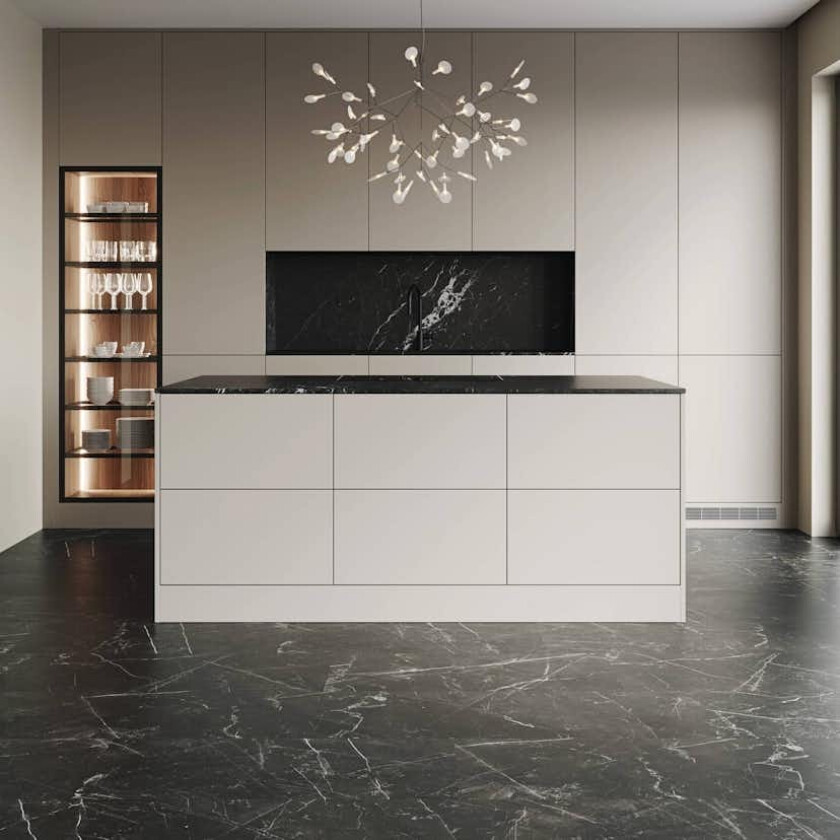 Vinylgulv Tarkett iD Inspiration 55 Marquina Grande Black