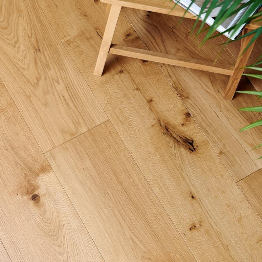 Parkettgulv Nordic Floor Ek Grand Country Børstet Mattlakkert 1-stav