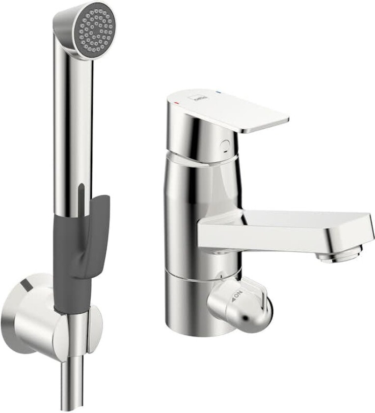 Servantbatteri Oras Stela 4807F med Bidetta Hånddusj og Avstengning