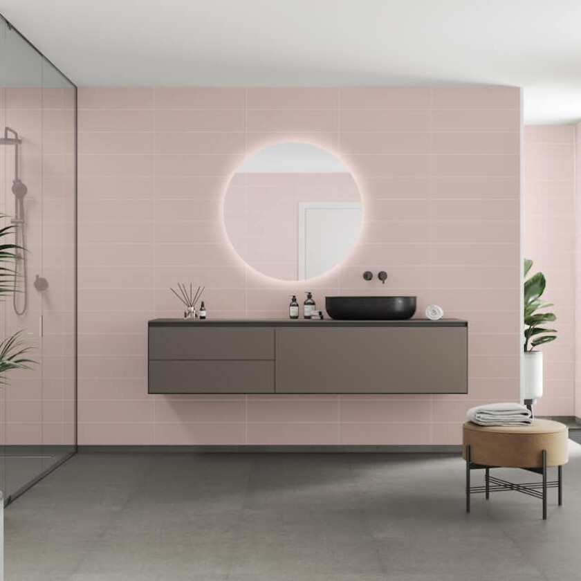 Baderomspanel Fibo 5218-M6015 Dusky Pink
