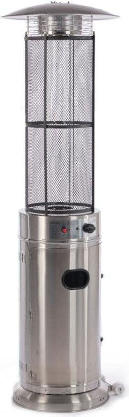 Terrassevarmer Fornorth Rund Rør 11kW Gassdrevet