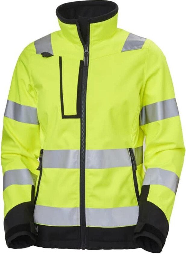 Softshelljakke HH Luna HiVis Kl 2 Dame
