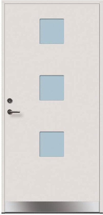 Ytterdør Tundøren Tun 660 Funkis Hvit