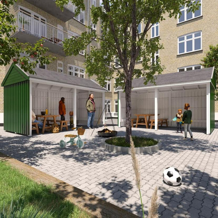 Utestue PLUS Classic Multi Hagehus 2 Moduler Åpen 10m2