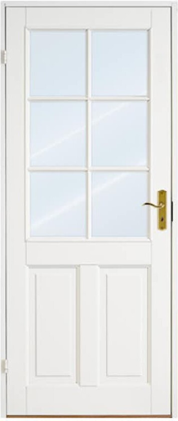 Bilde av Innerdør Scanflex Charlotte Hvit Klarglass