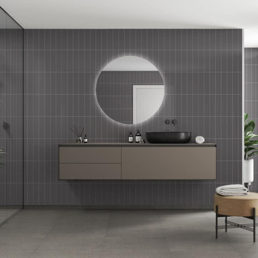 Baderomspanel Fibo 4054-M0830 Anthracite