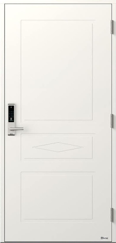 Ytterdør NorDan Tvillingene 992 Hvit