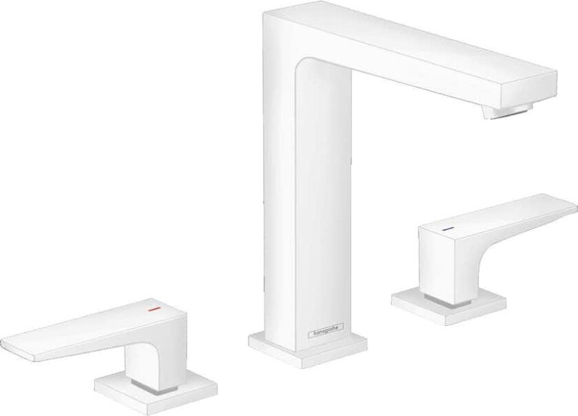 Servantbatteri Hansgrohe Metropol 160 3-hulls