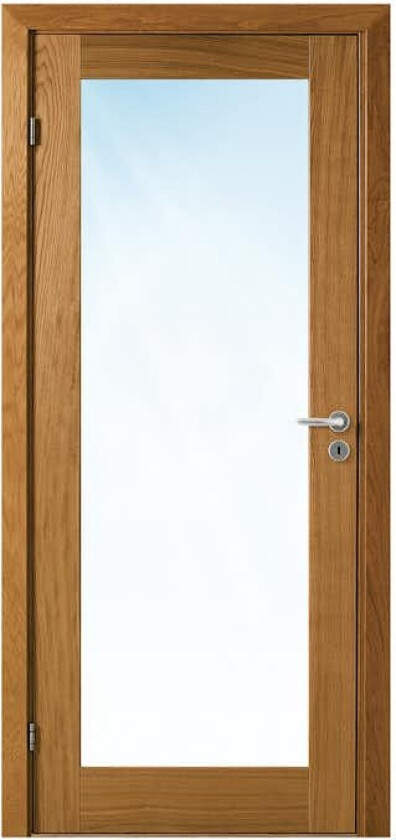 Innerdør Bygg1 Stil 1 Eik Glass