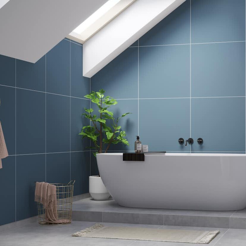 Baderomspanel Fibo 6274-6060 EM Dusty Blue