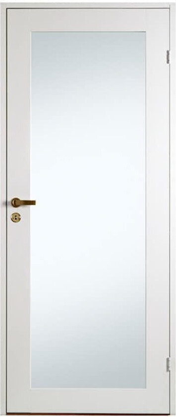 Innerdør Diplomat Contur Hvit Helt glass