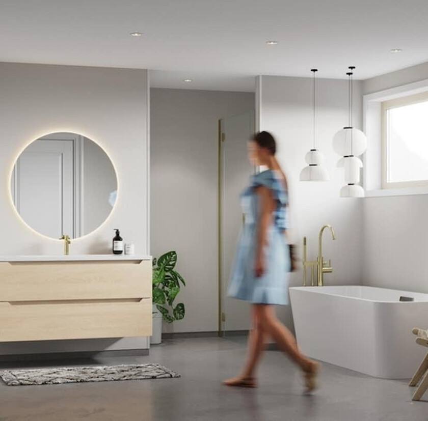 Baderomspanel Fibo 2090-L00 Light Grey