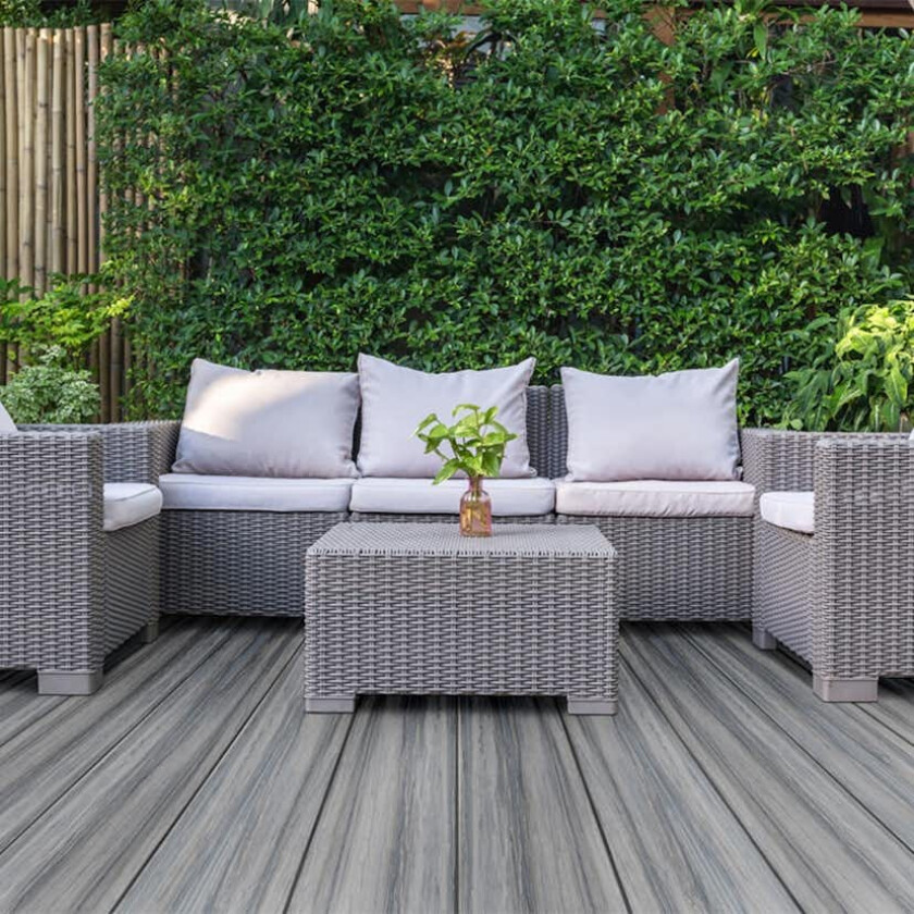 Terrassebord Kirkedal Heimdal Kompositt Black/Grey