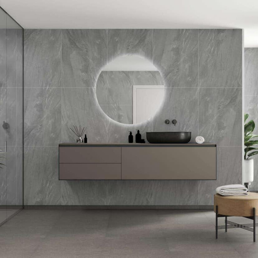 Baderomspanel Fibo 4009-M6080 Grey Stone